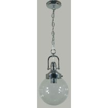 Paramount Pendant + 8" Clear Sphere Glass