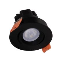Pocket 3W LED Tiltable Miniature Downlight Black / Neutral White - 21182	