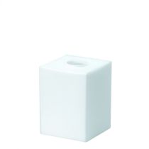 Cube Glass Shade White 35W Q447 Superlux