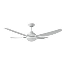 ROYALE II - 52"/1320mm ABS 4 Blade Ceiling Fan with 18w LED Light - White - Indoor/Covered Outdoor ROY1304WH-L Ventair