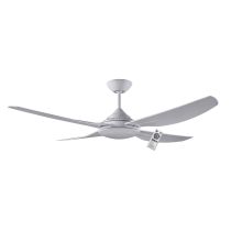 ROYALE II DC - 52"/1320mm Energy Saving DC ABS 4 Blade Ceiling Fan with Remote Control - White ROY1304WH-DC Ventair