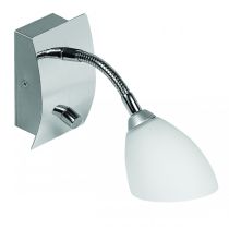 G9 Dimmable Single Flexible Switched Spotlight Chrome 40W SA-P1-CH Superlux
