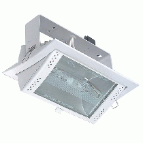 Metal Halide Recessed Floodlight White 70 or 300 SDM75-WH Superlux