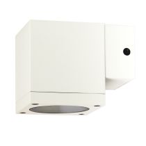 KUBE SINGLE White SG Quality Outdoor Wall Light - SG71201WH