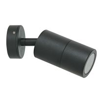 Shadow 6W 240V LED Single Adjustable Wall Pillar Light Black / Warm White - 49102	