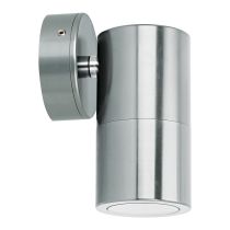 Shadow 6W 240V LED Fixed Wall Pillar Light Titanium Silver / Warm White - 49150	