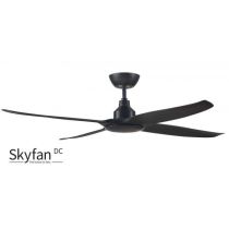 SKYFAN 4 - 56"/1400mm Glass Fibre Composite 4 Blade DC Ceiling Fan - Black - Indoor/Covered Outdoor - SKY1404BL