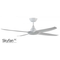SKYFAN 4 - 56"/1400mm Glass Fibre Composite 4 Blade DC Ceiling Fan - White - Indoor/Covered Outdoor - SKY1404WH