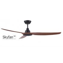 SKYFAN - 60"/1500mm Glass Fibre Composite 3 Blade DC Ceiling Fan - Teak - Indoor/Covered Outdoor - SKY1503TK