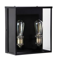 OAKLAND 2 Hamptons Style Outdoor Twin Wall Sconce - SL64909BK