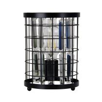 DELAWARE TABLE LAMP Crystal Caged Bedside Lamp - SL94318BK