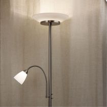 SIENA LED Mother and Child floor lamp 3 colours to choose from - -Brushed Chrome