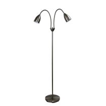 STAN TWIN FLOOR LAMP BRUSHED CHROME - SL98822BC
