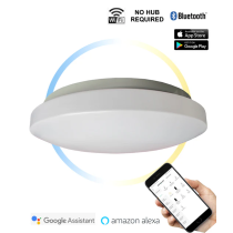 LED Smart White Round Dimmable Tri-CCT Oyster Light SMTOYS1