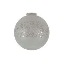 8" Sheffield Sphere Glass - French Etched