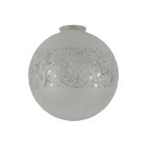 10" Sheffield Sphere Glass - French Etched