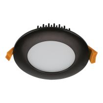 Splash 13 Watt Dimmable Round LED Downlight Black / Tri Colour - 20622	