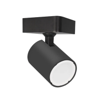 GU10 1 Light Adjustable Square Base Surface Mounted Spot Lights SPOT-S1B