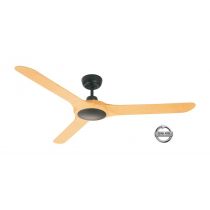 SPYDA - 62"/1570mm Fully Moulded PC Composite 3 Blade Ceiling Fan in Bamboo - Indoor/Outdoor/Coastal (not light adaptable)  - SPY1573NBAM