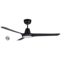 SPYDA EC 1250mm Precision Moulded Thermoplastic Alloyed 3 Blade Ceiling Fan with remote control include SPYEC1253BL-L