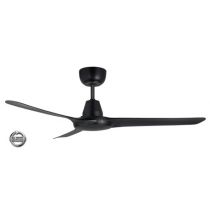 SPYDA EC 1250mm Precision Moulded Thermoplastic Alloyed 3 Blade Ceiling Fan with remote control include SPYEC1253BL