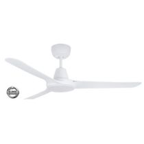 SPYDA EC 1250mm Precision Moulded Thermoplastic Alloyed 3 Blade Ceiling Fan with remote control include SPYEC1253WH-L
