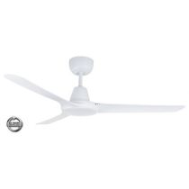 SPYDA EC 1250mm Precision Moulded Thermoplastic Alloyed 3 Blade Ceiling Fan with remote control include SPYEC1253WHd