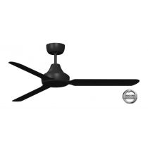 STANZA - 56"/1400mm Glass Fibre Composite 3 Blade Ceiling Fan - Black - Indoor/Covered Outdoor  - STA1403BL