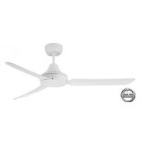 STANZA - 56"/1400mm Glass Fibre Composite 3 Blade Ceiling Fan - White - Indoor/Covered Outdoor  - STA1403WH