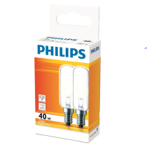 2-Pack PHILIPS Tubular Rangehood Lamp T25 40W 240V SES - 925350444480