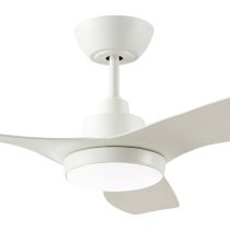 Ventair DC3 Ceiling Fan with CCT LED Light & Remote Control – White 48″ -  DC31203WH-L