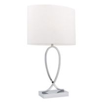 Campbell Touch Table Lamp Small White - A28711SWHT