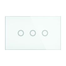 ELITE GLASS WALL SWITCH 3 GANG -20686/05