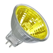 MR 16 COLOURED BULBS 50W - COLOUR - YELLOW    ( 1 only  in stock )