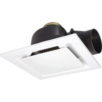 SARICO LED 270MM SQUARE EXHAUST FAN WITH LED LIGHT - WHITE - 20398/05