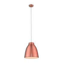 Zoey 260mm 1 Light Pendant Brushed Copper - 31375