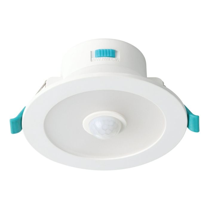 Rippa 2 9W LED Dimmable Motion Sensor Downlight White / Tri-Colour 206107N