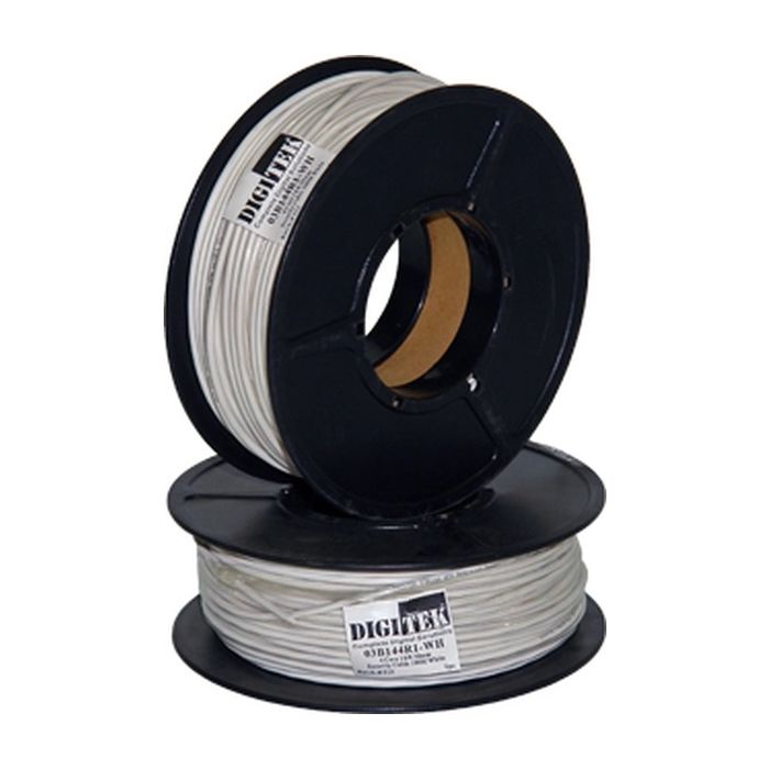 Digitek 4 Core 14/0.20mm Security Cable 100M Reel - White