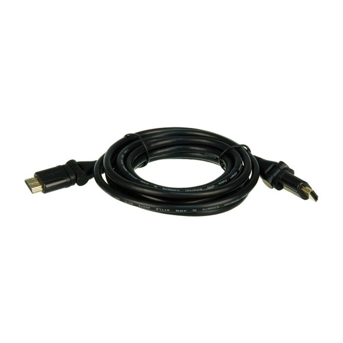 Digitek 3.0M HDMI Lead - With Swivel HDMI Connector