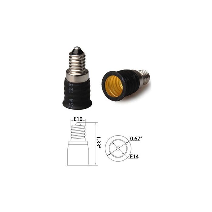 E10 TO E14 ADAPTOR 240V eddison screw