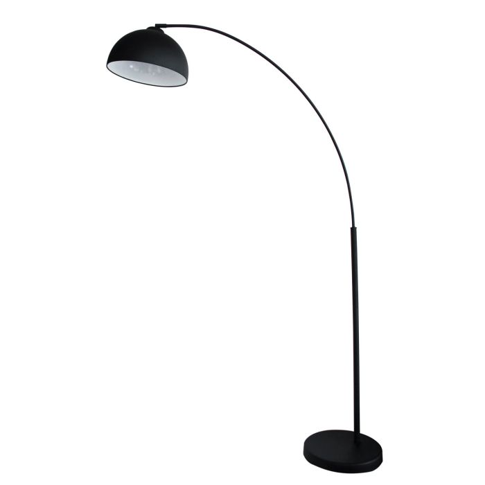 DOME ARC FLOOR LAMP MATT BLACK