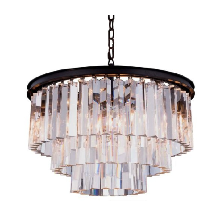 Odeon Medium 6Light Pendant Light, Bronze 1000137