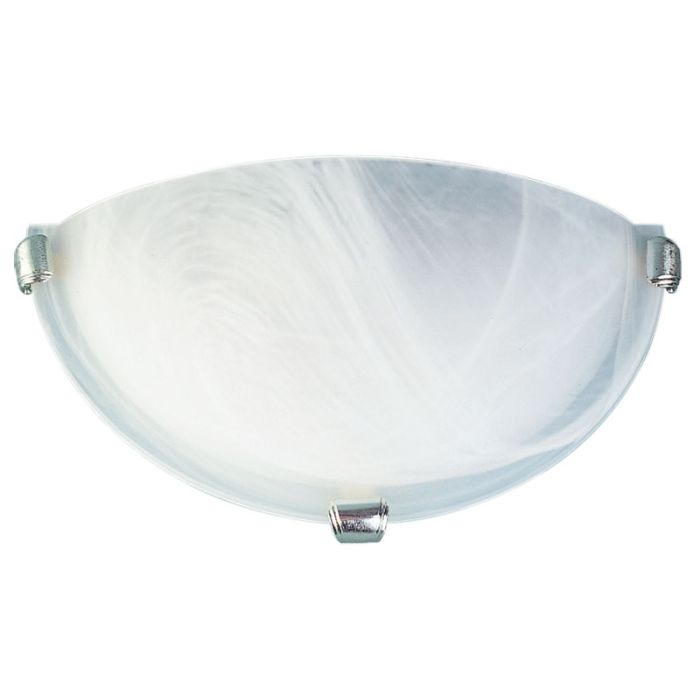 REMO 30cm UPLIGHTER ALABASTER /BR.CHROME