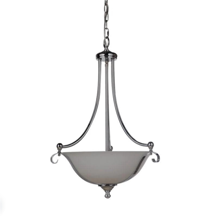 Dallas Single Suspension Chain 3Light Pendant Chrome 1000138