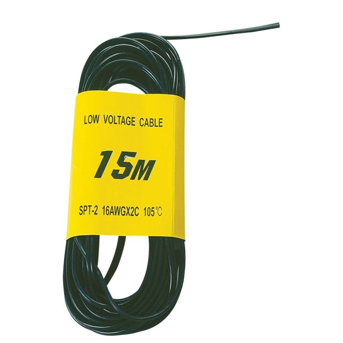 15m PACK 12v GARDEN LIGHTING CABLE BK