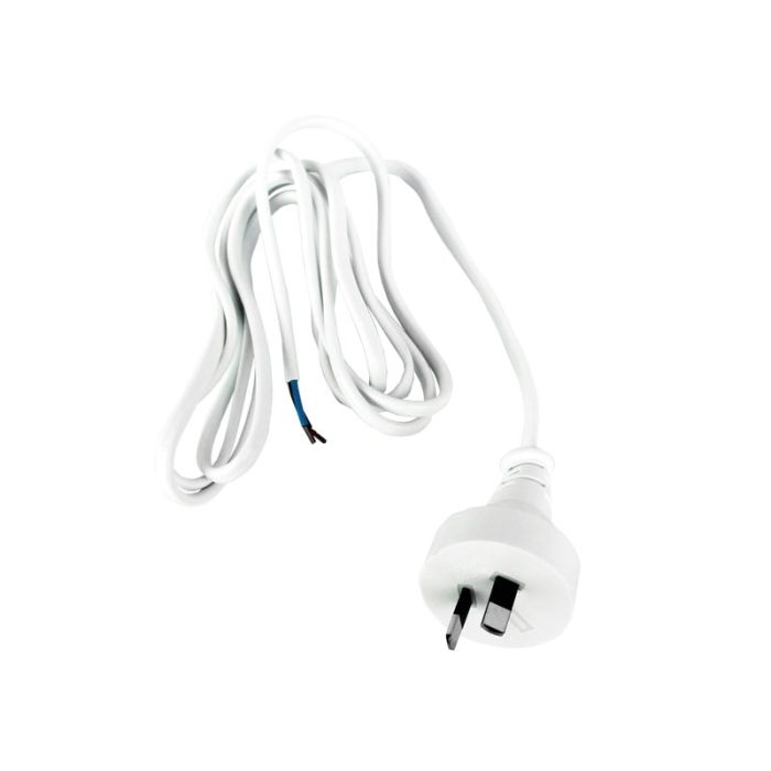 FLEX MOULDED PLUGTOP WHITE 2m DbIns