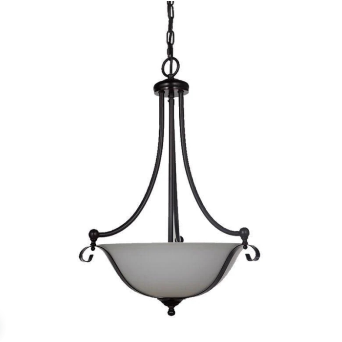 Dallas Single Suspension Chain 3Light Pendant Bronze 1000139