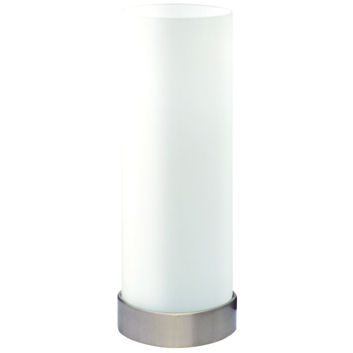 PEPE ROUND TOUCH LAMP Opal Matt / Br Chr