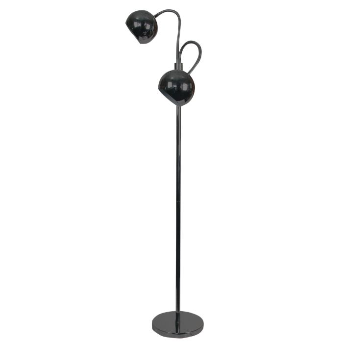 BOBO TWIN FLEX FLOOR LAMP GUNMETAL