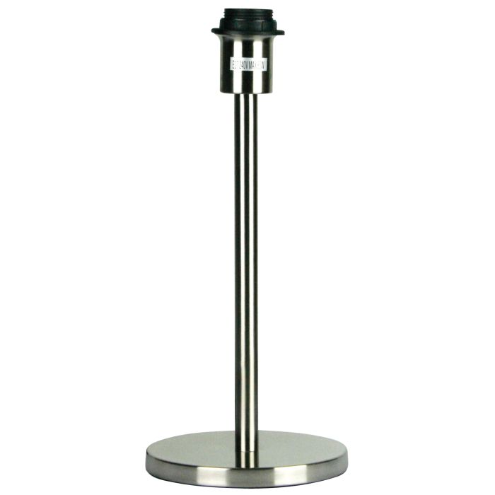 SPOKE 35 TABLE LAMP BASE BRUSHED CHROME